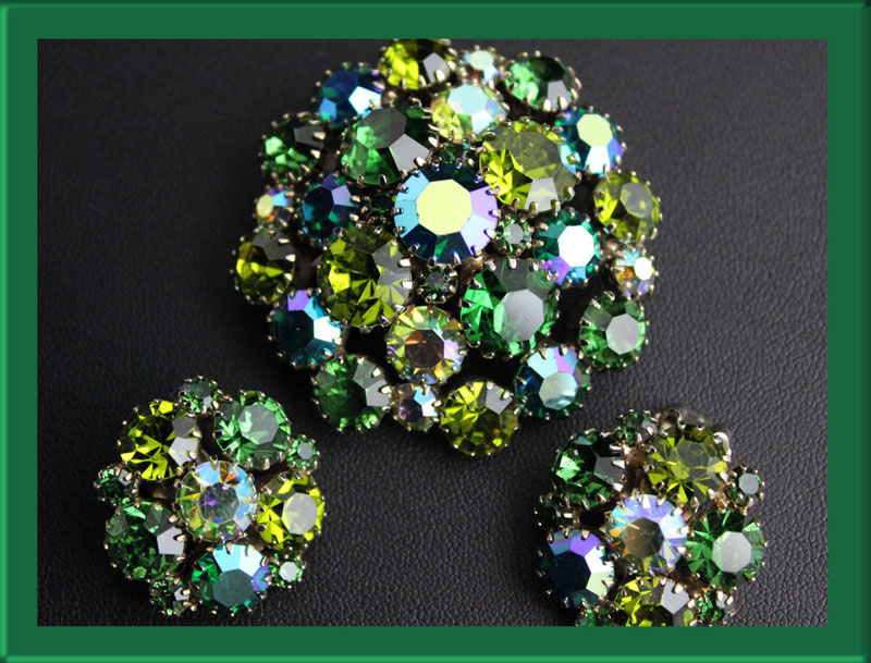 karu-arke-inc-brooch-earrings-multi-green-chatons-green-ab-chatons