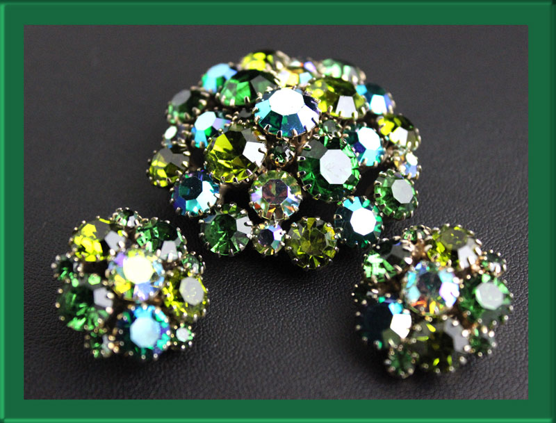 karu-arke-inc-brooch-earrings-multi-green-chatons-green-ab-chatons